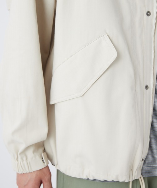 Snow Peak（スノーピーク）の「Snow Peak / TAKIBI Herringbone Collarless Jacket ヘリンボーンノーカラージャケット（ノーカラージャケット・メンズ・ホワイト/ブラック/アーミー・XL/L/M/S）」の12枚目の写真