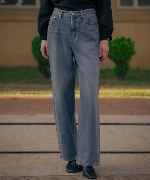 TILL I DIE(ティルアイダイ)の「Premium wide denim pants TIFA01DP02_Blue(デニムパンツ・レディース・その他・M)」の1枚目の写真