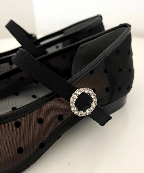 prose verse（プロズヴェール）の「シアードットビジューストラップパンプス（パンプス・レディース・ブラック/ライトベージュ・MEDIUM/X-LARGE/LARGE/SMALL）」の12枚目の写真