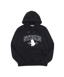 ストロングクマダリ特厚裏毛オーバーサイズフードパーカー