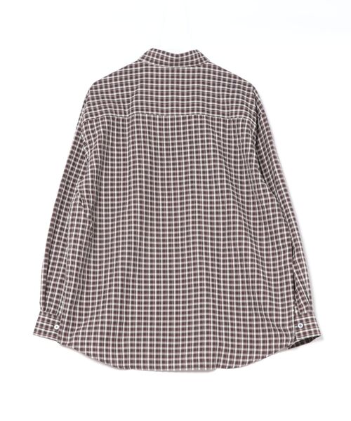 many men many mind（メニーメンメニーマインド）の「MANYMENMANYMINDS / シアサッカーチェック/L/Sシャツ（シャツ/ブラウス・メンズ・ブラック/ブルー/ブラウン・LARGE/MEDIUM）」の20枚目の写真