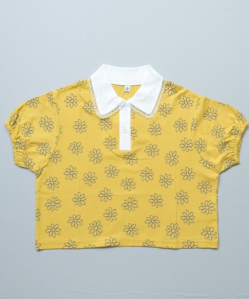 LSP WOW（エルエスピーワオ）の「【LSP WOW!】ポロ襟付き半袖Tee（Tシャツ/カットソー・キッズ・イエロー/パープル/ネイビー/ブラウン・130/120/110/100/95/90/80）」の13枚目の写真