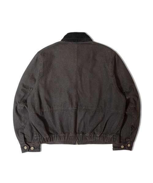 JACKROSE(ジャックローズ)の「JE-エリ切替・デニムフライトJKT(デニムジャケット・メンズ・ブラック系/インディゴブルー・M/L)」の4枚目の写真