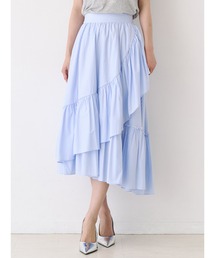 CALNAMUR（カルナムール）の「アシメフリルスカート（スカート）」