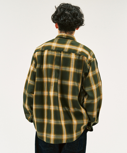 417 EDIFICE（フォーワンセブンエディフィス）の「オンブレーチェック レギュラーシャツ（シャツ/ブラウス・メンズ・ベージュ/カーキ/ブラウン・MEDIUM/LARGE）」の22枚目の写真