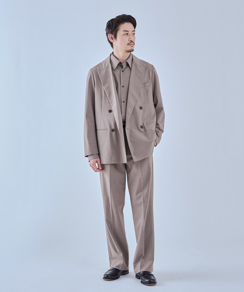 EDIFICE(エディフィス)の「2WAY トロピカル 1プリーツ パンツ(スラックス・メンズ・ベージュ/ブラウン・SMALL/MEDIUM/LARGE)」の7枚目の写真