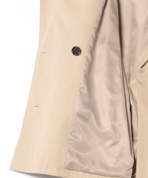 CLANE（クラネ）の「CLANE OVER SHORT TRENCH COAT（トレンチコート・レディース・ベージュ・2/1）」の4枚目の写真