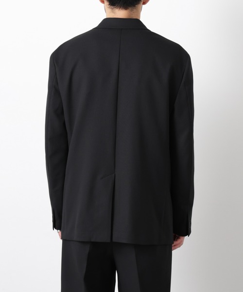 NANO universe（ナノユニバース）の「Reflax(R)オックスダブルブレストジャケット（セットアップ可）（テーラードジャケット・メンズ・ブラック/カーキ/ベージュ・M/L）」の10枚目の写真