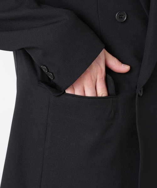 NANO universe（ナノユニバース）の「Reflax(R)オックスダブルブレストジャケット（セットアップ可）（テーラードジャケット・メンズ・ブラック/カーキ/ベージュ・M/L）」の14枚目の写真