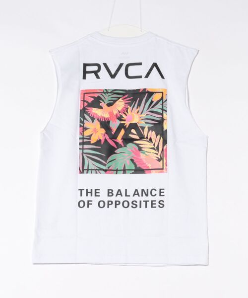 RVCA(ルーカ)の「RVCA/ルーカ メンズ タンクトップ PARADICE TT BG041351(タンクトップ・メンズ・カーキオリーブ/ブラック/ホワイト・S/L/M)」の18枚目の写真
