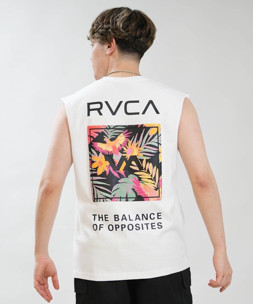 RVCA(ルーカ)の「RVCA/ルーカ メンズ タンクトップ PARADICE TT BG041351(タンクトップ・メンズ・カーキオリーブ/ブラック/ホワイト・S/L/M)」の5枚目の写真
