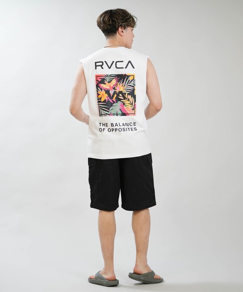 RVCA(ルーカ)の「RVCA/ルーカ メンズ タンクトップ PARADICE TT BG041351(タンクトップ・メンズ・カーキオリーブ/ブラック/ホワイト・S/L/M)」の7枚目の写真