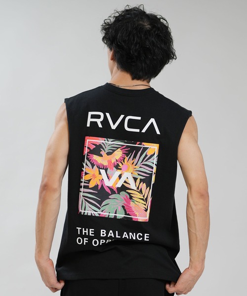 RVCA(ルーカ)の「RVCA/ルーカ メンズ タンクトップ PARADICE TT BG041351(タンクトップ・メンズ・カーキオリーブ/ブラック/ホワイト・S/L/M)」の9枚目の写真