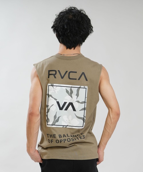 RVCA(ルーカ)の「RVCA/ルーカ メンズ タンクトップ PARADICE TT BG041351(タンクトップ・メンズ・カーキオリーブ/ブラック/ホワイト・S/L/M)」の13枚目の写真