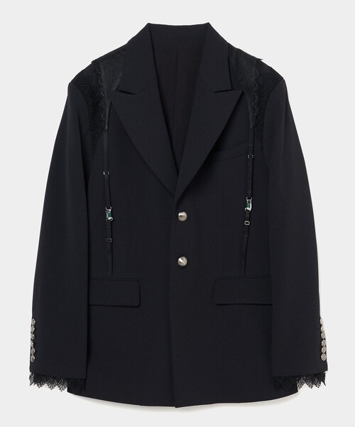 tanakadaisuke（タナカダイスケ）の「【tanakadaisuke/タナカダイスケ】garter collar peaked lapel jacket/ギャザーカラーピークドラペルジャケット（その他アウター・レディース・ブラック/ブラウン・FREE）」の14枚目の写真