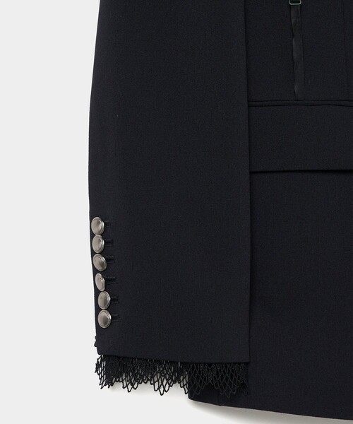 tanakadaisuke（タナカダイスケ）の「【tanakadaisuke/タナカダイスケ】garter collar peaked lapel jacket/ギャザーカラーピークドラペルジャケット（その他アウター・レディース・ブラック/ブラウン・FREE）」の19枚目の写真