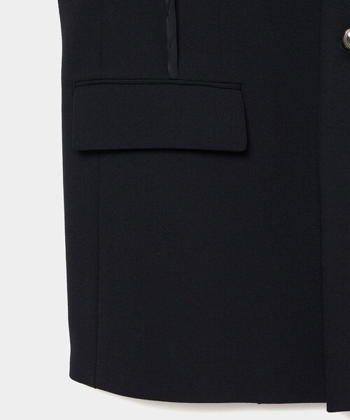 tanakadaisuke（タナカダイスケ）の「【tanakadaisuke/タナカダイスケ】garter collar peaked lapel jacket/ギャザーカラーピークドラペルジャケット（その他アウター・レディース・ブラック/ブラウン・FREE）」の22枚目の写真