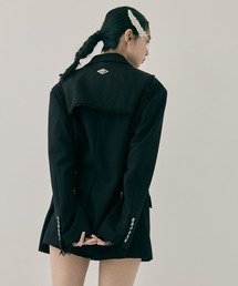 tanakadaisuke（タナカダイスケ）の「【tanakadaisuke/タナカダイスケ】garter collar peaked lapel jacket/ギャザーカラーピークドラペルジャケット（その他アウター）」