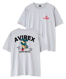 《WEB&DEPOT限定》USS FORT SNELLING T-SHIRT / フォートスネリング ティーシャツ / AVIREX / アヴィレックス