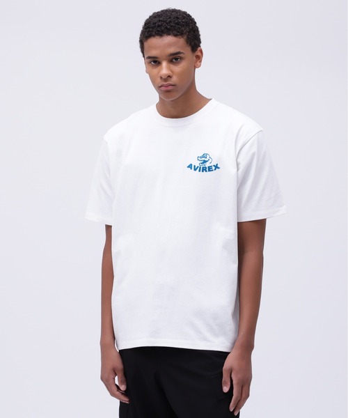 AVIREX(アヴィレックス)の「《WEB&DEPOT限定》USS FORT SNELLING T-SHIRT / フォートスネリング ティーシャツ / AVIREX / アヴィレックス(Tシャツ/カットソー・メンズ・ホワイト/ピンク/オリーブ/サックスブルー/ブラック・XX-LARGE/X-LARGE/LARGE/MEDIUM)」の17枚目の写真