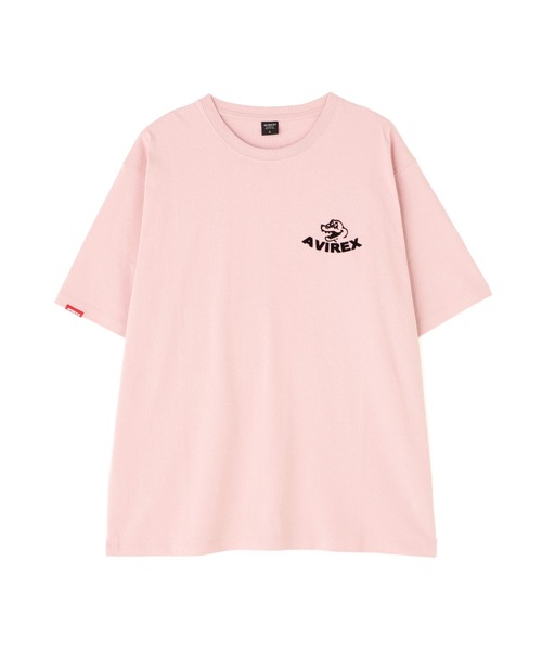 AVIREX(アヴィレックス)の「《WEB&DEPOT限定》USS FORT SNELLING T-SHIRT / フォートスネリング ティーシャツ / AVIREX / アヴィレックス(Tシャツ/カットソー・メンズ・ホワイト/ピンク/オリーブ/サックスブルー/ブラック・XX-LARGE/X-LARGE/LARGE/MEDIUM)」の13枚目の写真