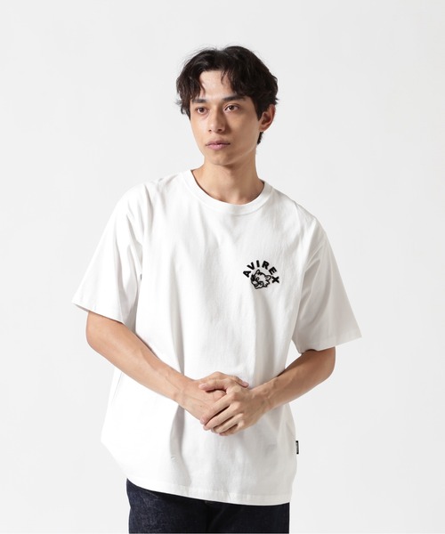 AVIREX(アヴィレックス)の「《WEB&DEPOT限定》TOMCAT T-SHIRT / トムキャット ティーシャツ / AVIREX / アヴィレックス(Tシャツ/カットソー・メンズ・ホワイト/ネイビー/ピンク/ブラック・LARGE/MEDIUM/XX-LARGE/X-LARGE)」の6枚目の写真