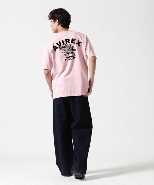 AVIREX(アヴィレックス)の「《WEB&DEPOT限定》TOMCAT T-SHIRT / トムキャット ティーシャツ / AVIREX / アヴィレックス(Tシャツ/カットソー・メンズ・ホワイト/ネイビー/ピンク/ブラック・LARGE/MEDIUM/XX-LARGE/X-LARGE)」の22枚目の写真