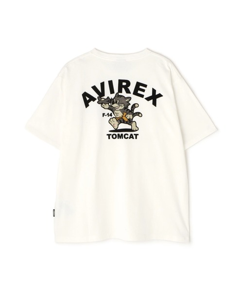 AVIREX(アヴィレックス)の「《WEB&DEPOT限定》TOMCAT T-SHIRT / トムキャット ティーシャツ / AVIREX / アヴィレックス(Tシャツ/カットソー・メンズ・ホワイト/ネイビー/ピンク/ブラック・LARGE/MEDIUM/XX-LARGE/X-LARGE)」の10枚目の写真