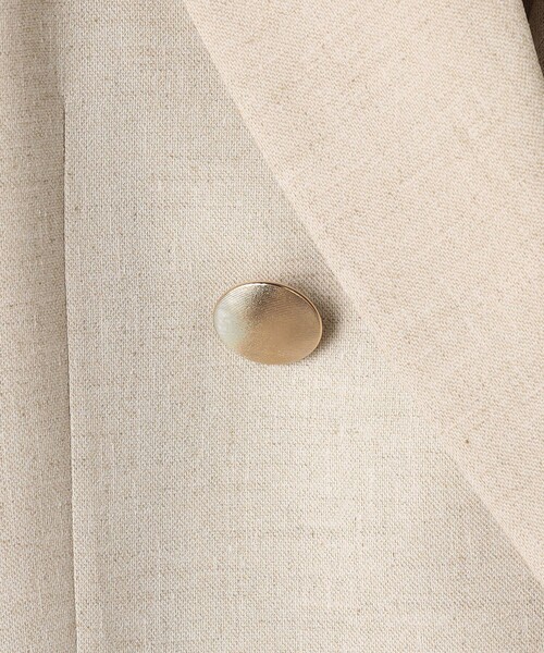 NOLLEY’S Sophi（ノーリーズソフィ）の「《セットアップ対応》ウォッシャブルスラブオックスダブルジャケット（テーラードジャケット・レディース・ネイビー/ベージュ・38/36/34）」の22枚目の写真