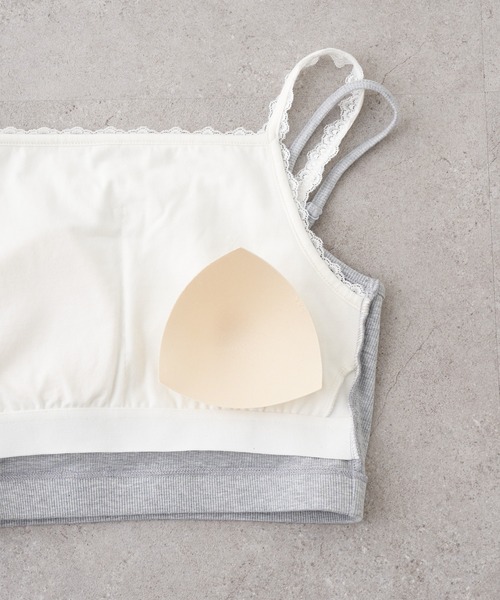 RAY CASSIN(レイカズン)の「レイヤードパット付キャミ(キャミソール・レディース・グレー系その他2/ブラック系その他2/ベージュ系その他2/ホワイト系その他・FREE)」の22枚目の写真