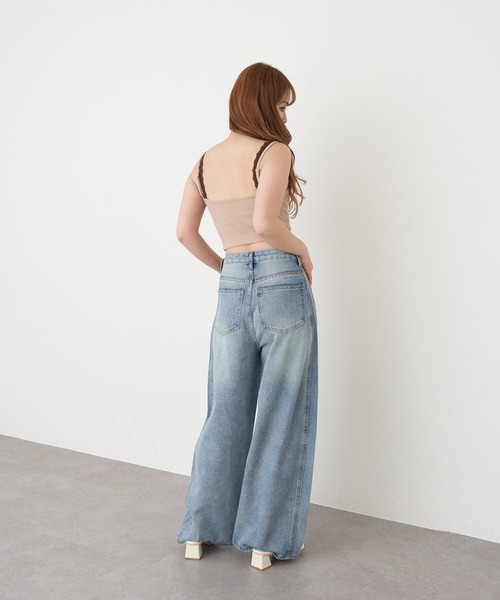 RAY CASSIN(レイカズン)の「レイヤードパット付キャミ(キャミソール・レディース・グレー系その他2/ブラック系その他2/ベージュ系その他2/ホワイト系その他・FREE)」の10枚目の写真