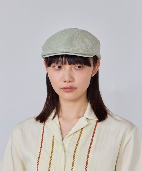 OVERRIDE（オーバーライド）の「OVERRIDE  PIGMENT DAD BALLHUNTING SGP / オーバーライド（ハンチング/ベレー帽・レディース・ブラック/ピンク/ライトグリーン・58cm）」の12枚目の写真