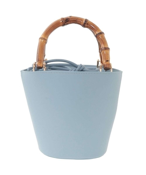 a.v.v(アーヴェヴェ)の「【雑誌InRed(宝島社)4月号掲載】バンブーハンドルミニバケツトート(トートバッグ・レディース・ブラック/クリーム/ダークインディゴブルー・38)」の22枚目の写真