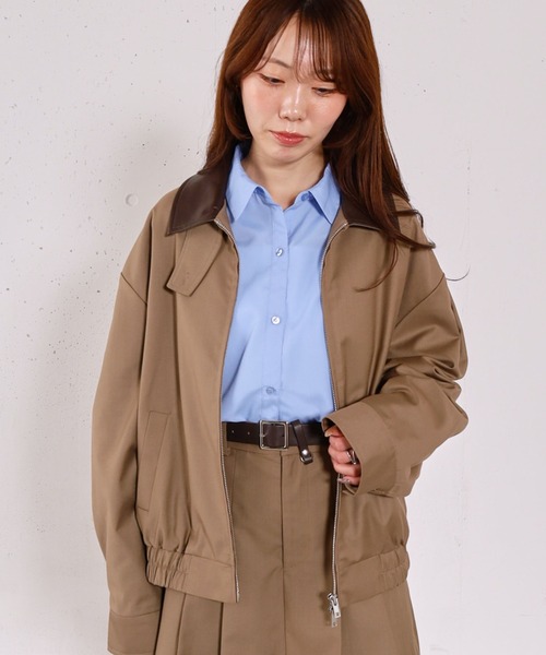 archives(アルシーヴ)の「ワンポイントショートシャツ(シャツ/ブラウス・レディース・イエロー/ピンク/ブルー・MEDIUM)」の21枚目の写真
