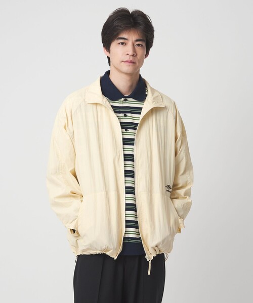 green label relaxing（グリーンレーベルリラクシング）の「【別注】＜UMBRO＞スタンド ジャケット ブルゾン（その他アウター・メンズ・ブラック/ナチュラル・L/M）」の12枚目の写真