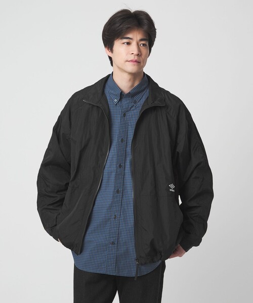 green label relaxing（グリーンレーベルリラクシング）の「【別注】＜UMBRO＞スタンド ジャケット ブルゾン（その他アウター・メンズ・ブラック/ナチュラル・L/M）」の14枚目の写真