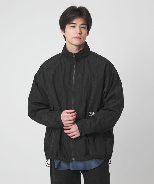 green label relaxing（グリーンレーベルリラクシング）の「【別注】＜UMBRO＞スタンド ジャケット ブルゾン（その他アウター・メンズ・ブラック/ナチュラル・L/M）」の15枚目の写真