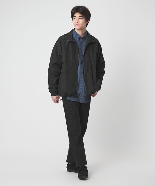 green label relaxing（グリーンレーベルリラクシング）の「【別注】＜UMBRO＞スタンド ジャケット ブルゾン（その他アウター・メンズ・ブラック/ナチュラル・L/M）」の16枚目の写真