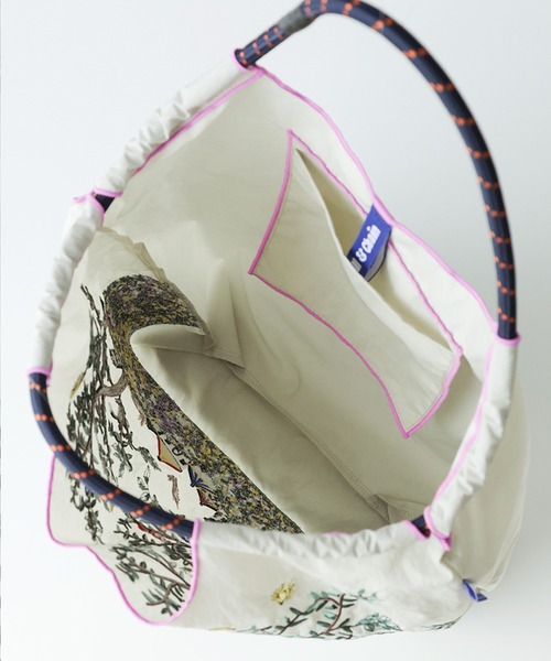 SUPER HAKKA×Ball&Chain シルエットツリー刺繍トートバッグ(M)（トート