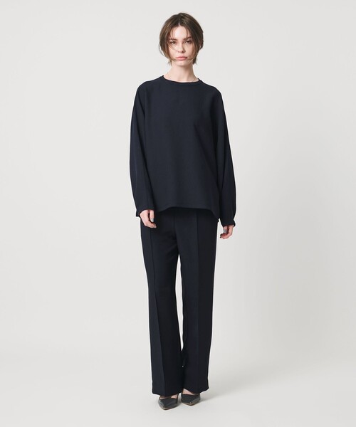 UNITED ARROWS & SONS by DAISUKE OBANA(ユナイテッドアローズアンドサンズバイダイスケオバナ)の「<D.O UNITED ARROWS BY DAISUKE OBANA for WOMEN>Ⅰ CR WIDE PANTS 26SS/パンツ(その他パンツ・レディース・ブラック/ネイビー/ダークグレー/ダークブラウン・M/S)」の4枚目の写真