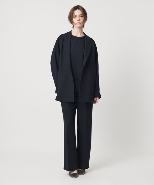 UNITED ARROWS & SONS by DAISUKE OBANA(ユナイテッドアローズアンドサンズバイダイスケオバナ)の「<D.O UNITED ARROWS BY DAISUKE OBANA for WOMEN>Ⅰ CR WIDE PANTS 26SS/パンツ(その他パンツ・レディース・ブラック/ネイビー/ダークグレー/ダークブラウン・M/S)」の6枚目の写真