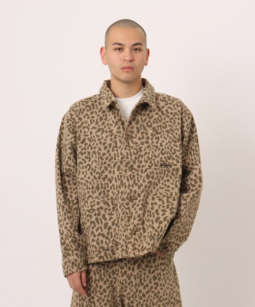 atmos(アトモス)の「atmos Leopard Pattern Coverall / アトモス レオパード パターン カバーオール(その他アウター・メンズ・カーキ/ブラック/ブルー・XL/M/L)」の9枚目の写真