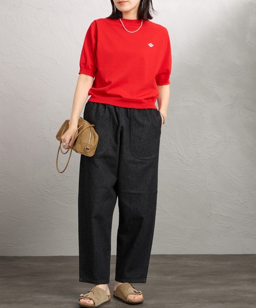 DANTON（ダントン）の「【WEB限定】[DANTON/ダントン] 10oz デニムイージーパンツ(ブラック）（その他パンツ・レディース・ブラック・36）」の13枚目の写真