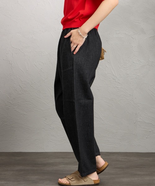 DANTON（ダントン）の「【WEB限定】[DANTON/ダントン] 10oz デニムイージーパンツ(ブラック）（その他パンツ・レディース・ブラック・36）」の16枚目の写真