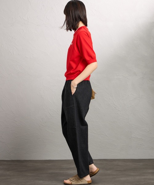 DANTON（ダントン）の「【WEB限定】[DANTON/ダントン] 10oz デニムイージーパンツ(ブラック）（その他パンツ・レディース・ブラック・36）」の19枚目の写真