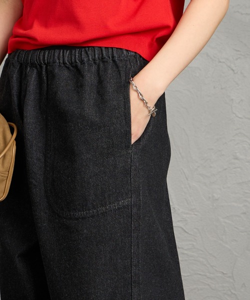 DANTON（ダントン）の「【WEB限定】[DANTON/ダントン] 10oz デニムイージーパンツ(ブラック）（その他パンツ・レディース・ブラック・36）」の21枚目の写真