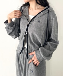 Outfitter lab（アウトフィッターラボ）の「POLO CHAMPS(ポロチャンプス)/セットアップ ジップパーカー ダブルジップ ワイドパンツ  ワンポイント刺繍（セットアップ）」