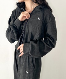 Outfitter lab（アウトフィッターラボ）の「POLO CHAMPS(ポロチャンプス)/セットアップ ジップパーカー ダブルジップ ワイドパンツ  ワンポイント刺繍（セットアップ）」