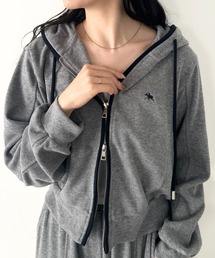 POLO CHAMPS（ポロチャンプス）の「POLO CHAMPS(ポロチャンプス)/セットアップ ジップパーカー ダブルジップ ワイドパンツ  ワンポイント刺繍（セットアップ）」