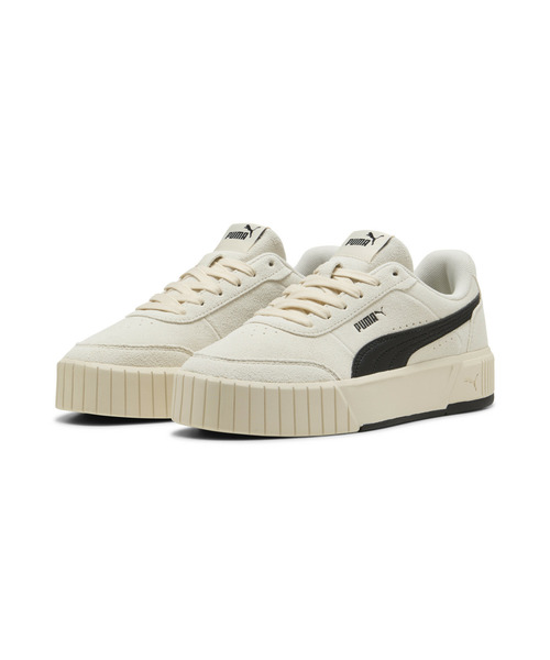 PUMA(プーマ)の「PUMA プーマ ウィメンズ キャリーナ ミア SD スニーカー(スニーカー・レディース・ホワイト系その他/ブラック×ホワイト・25.5cm/24.0cm/24.5cm/25.0cm/23.5cm/22.5cm/23.0cm/22.0cm)」の3枚目の写真